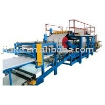 EPS sandwich panel machine/color steel and eps foam sandwich panel laminating machine